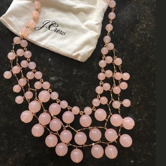 J. Crew Jewelry - NWT J Crew Pink Beaded Statement Necklace $98